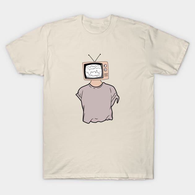 Tv head , funny  cute design T-Shirt by MdArt43